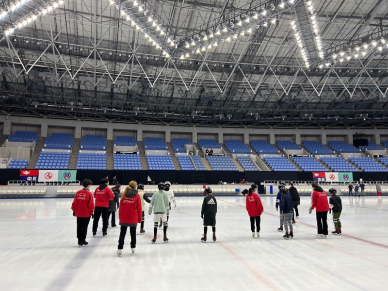 令和6年度のスケート体験教室の様子