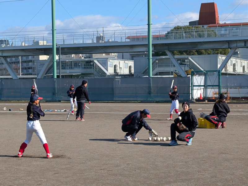 令和6年度のソフトボール体験教室の様子