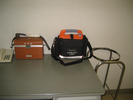 写真:パロマ瑞穂ラグビー場のAED