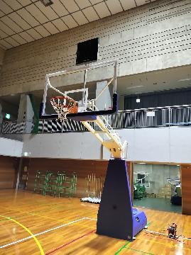 写真:露橋スポーツセンターバスケットゴール