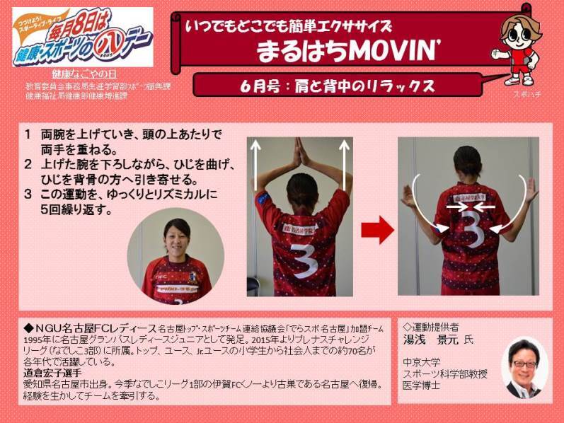 写真:肩と背中のリラックス(2016年6月)