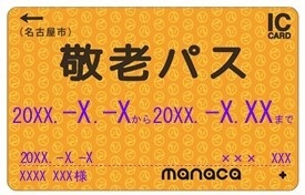 写真：敬老パス