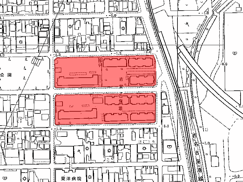 地図：市営おうす荘