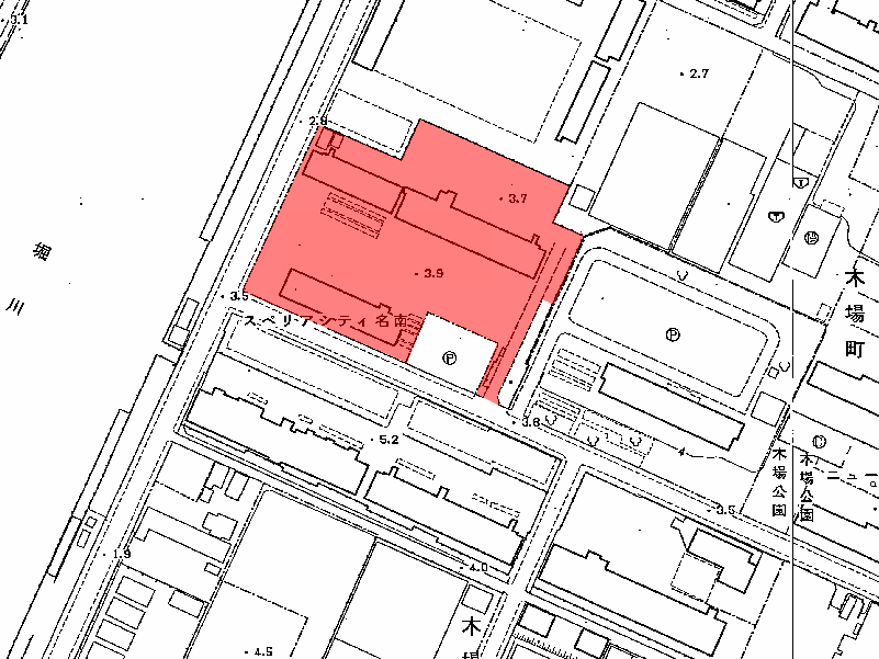 地図：スペリアシティ名南アネックス1・2
