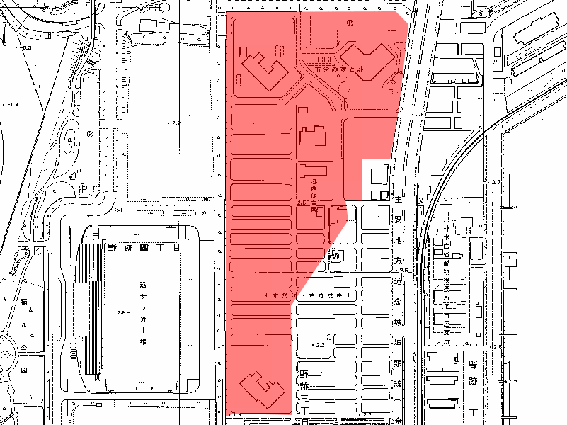 地図：市営みなと荘