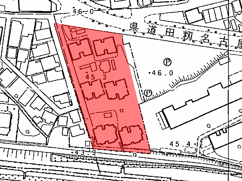 地図:森孝台住宅