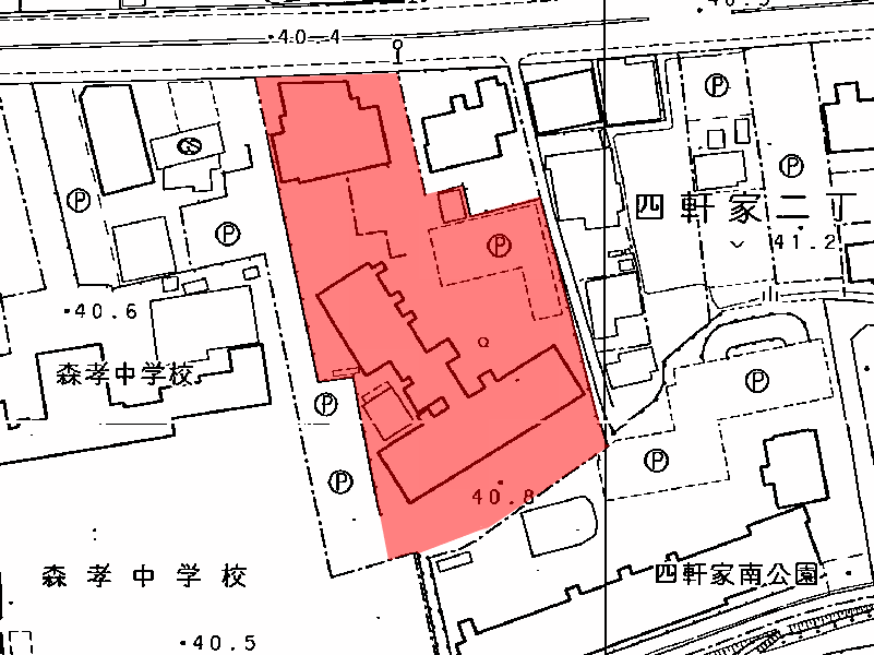 地図:ライオンズシティ藤ケ丘