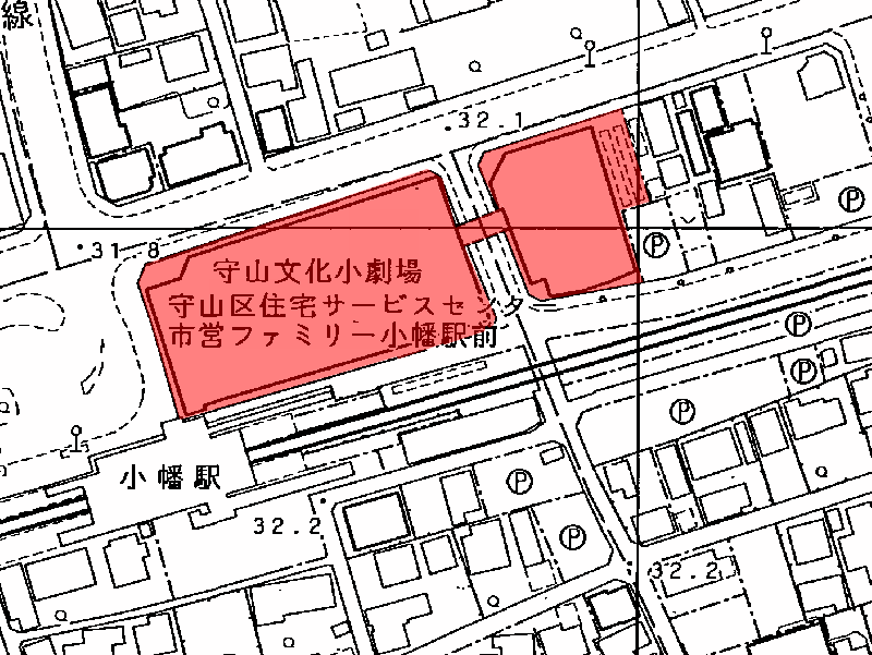 地図:アクロス小幡