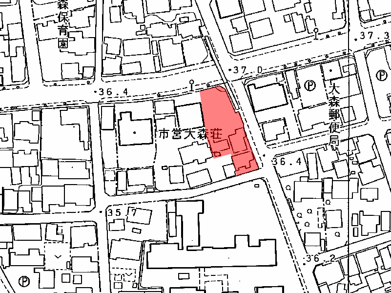 地図:大森ガーデンスクエア