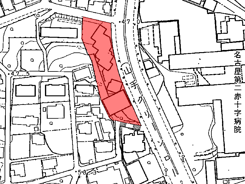 地図:バンベ-ル・グラン山手