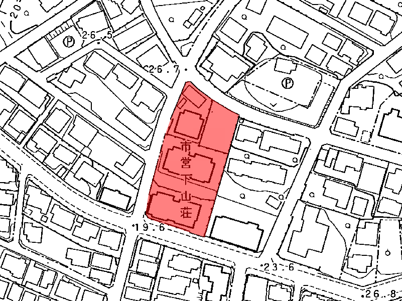 地図：市営下山荘