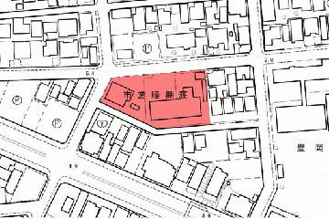 地図:市営膳棚荘