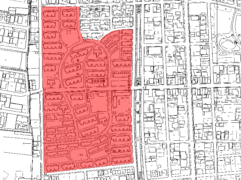 地図:市営 平田荘