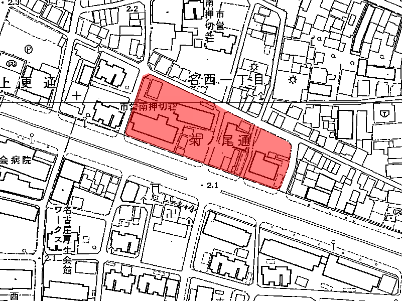 地図:市営 南押切荘(4)