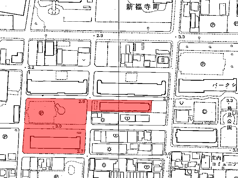 地図:鳥見ハ゜ークマンション三・四番街