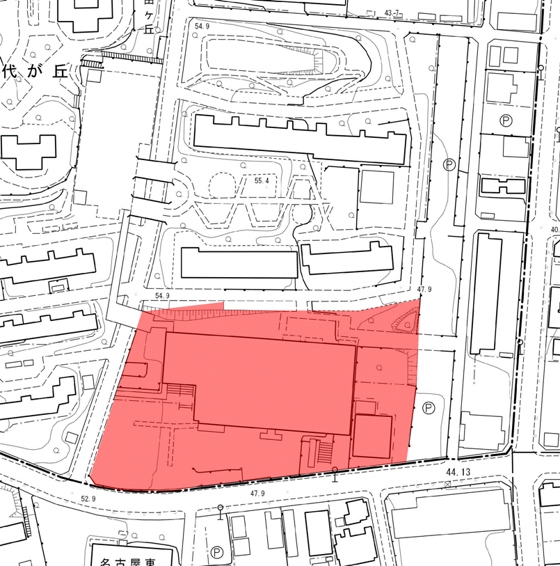 地図：ショッピングセンター　コスモ