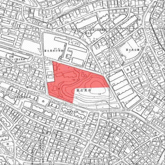 千種区富士見台二丁目計画の地図