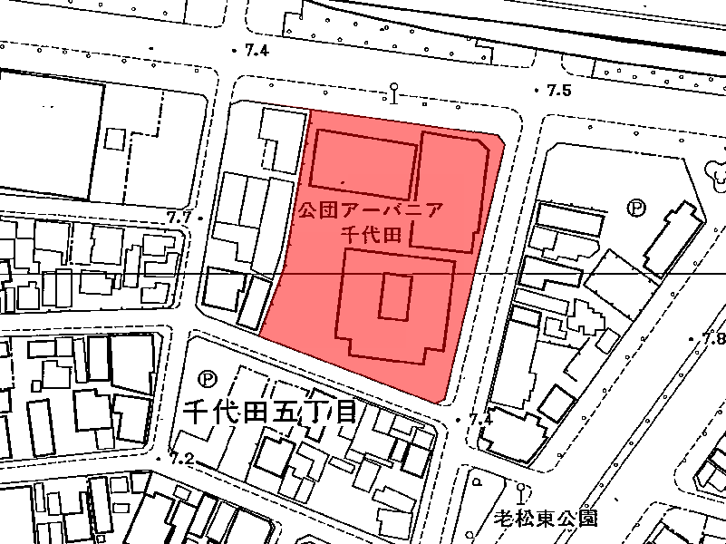 地図:アーバニア千代田