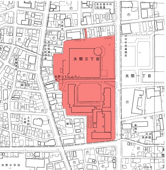 地図：JR東海(牧野西住宅)