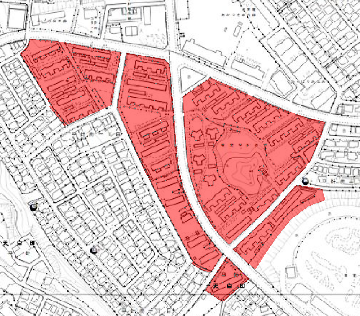 地図:県営平針住宅