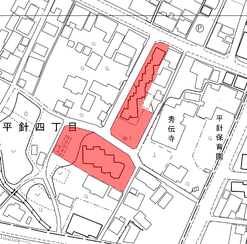 地図:福岡俊春ビル
