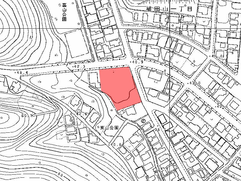 地図：シティコーポ植田山(仮称)