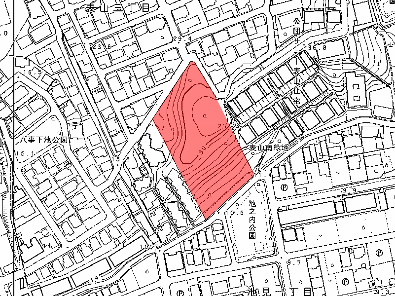地図:パークホームズ八事表山