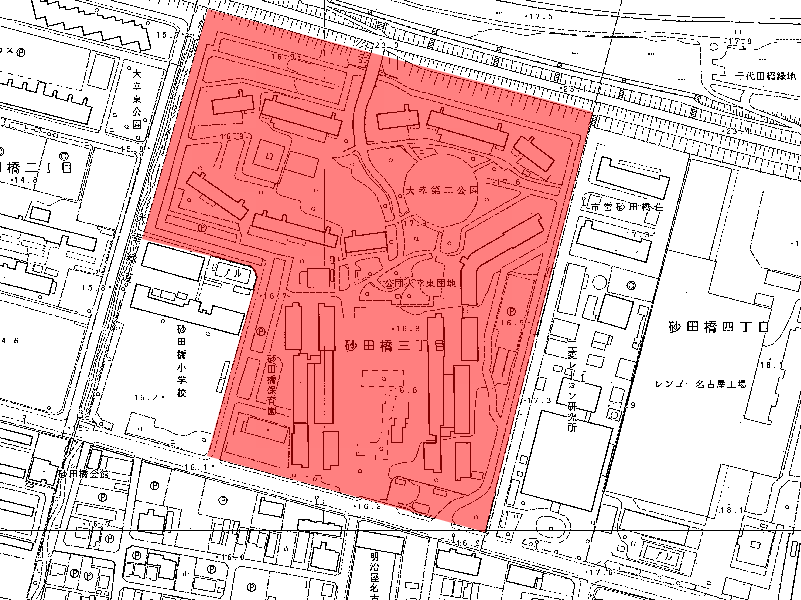 地図：公団大幸東団地