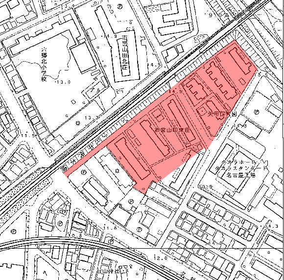 地図：山田東荘