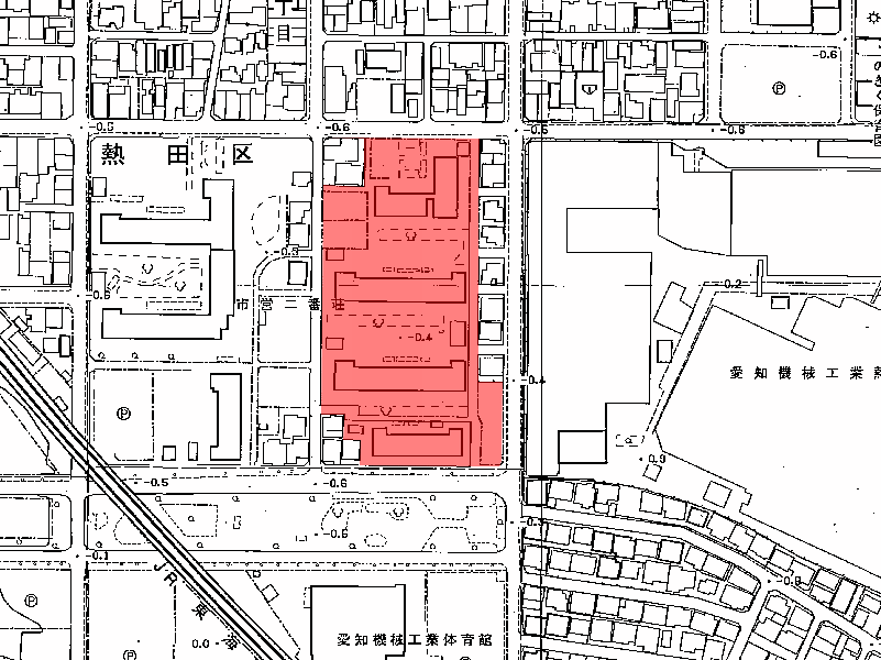 地図：市営二番荘