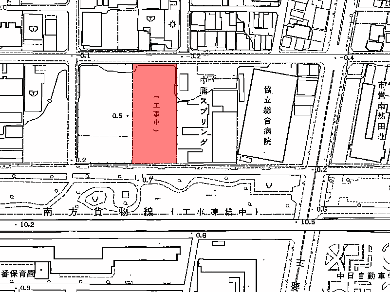 地図：ライオンズマンション六番