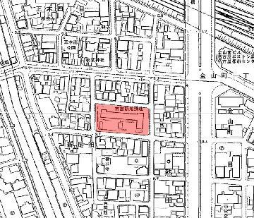 地図：市営新尾頭荘