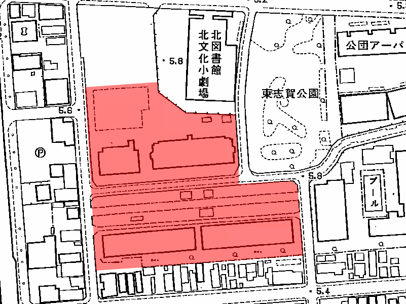 地図:アーハ゛ンラフレ志賀(南西)