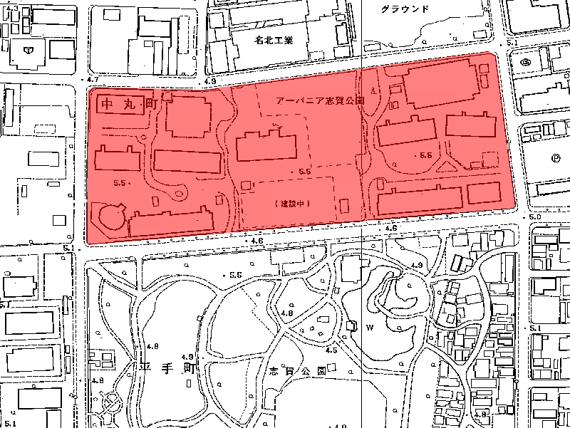 地図：アーバニア志賀公園