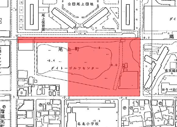 地図：サンマンションアトレ尾上