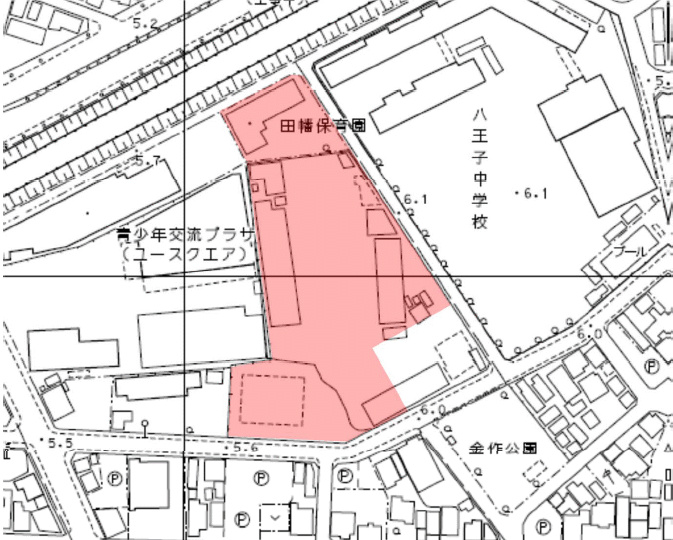 地図：市営柳原荘（仮称）
