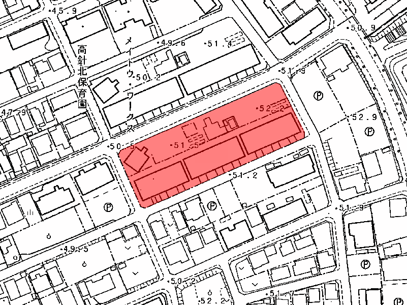 地図：ライオンズヴィア-レ高針台壱番館