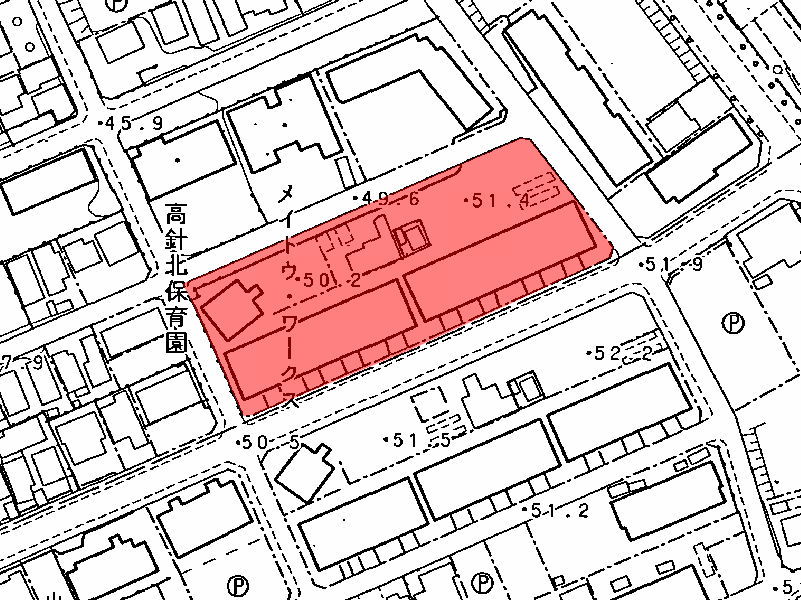 地図：ライオンズヴィア-レ高針台弐番館