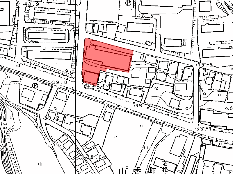 地図：バンベール扇町
