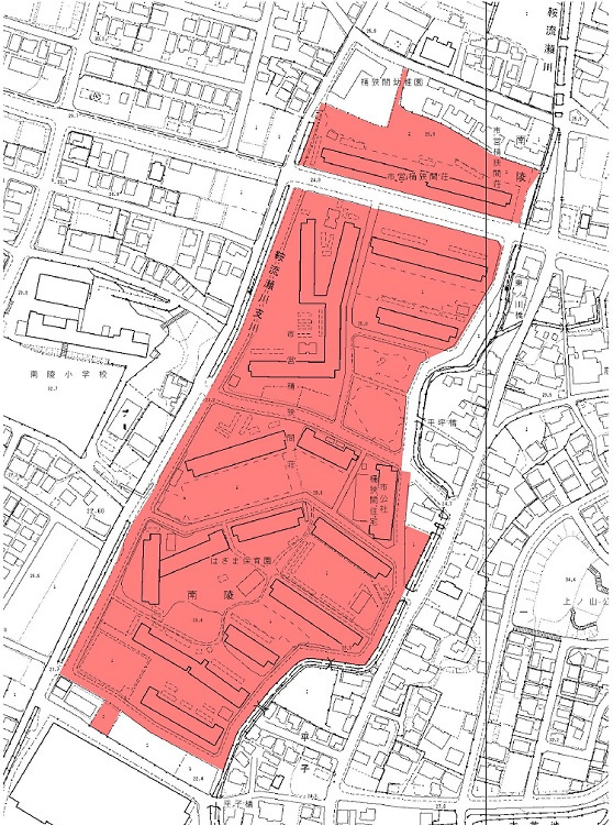 地図:市営桶狭間荘
