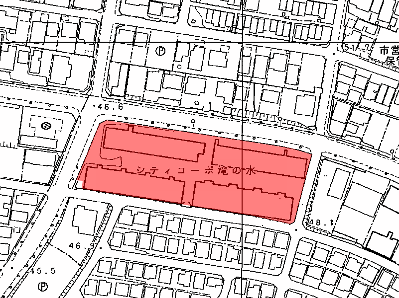 地図:シティコ-ポ滝の水