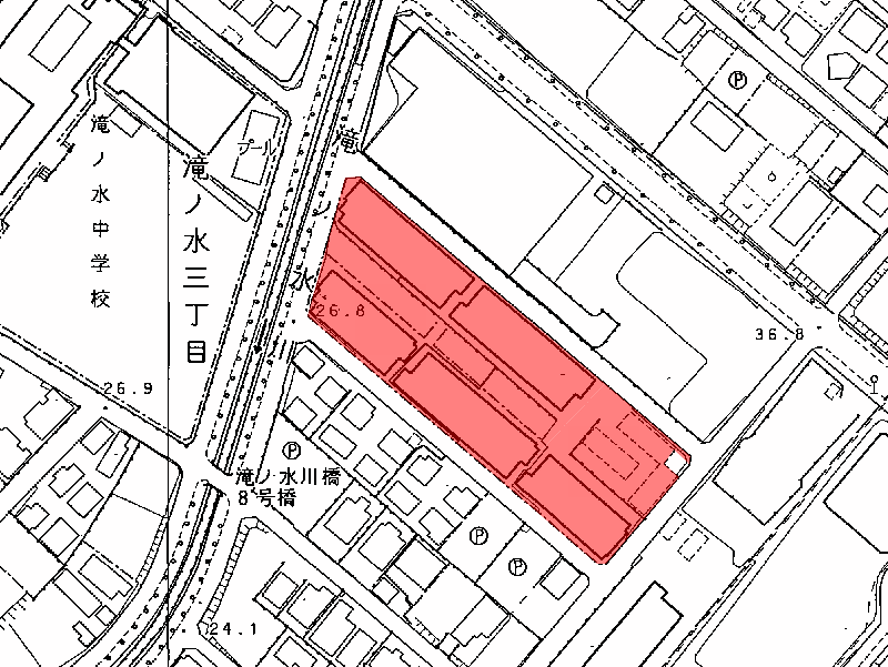 地図:シティコ-ポ第二滝の水