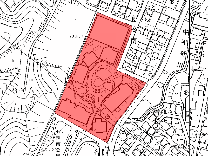 地図:シンフォニアみなみが丘