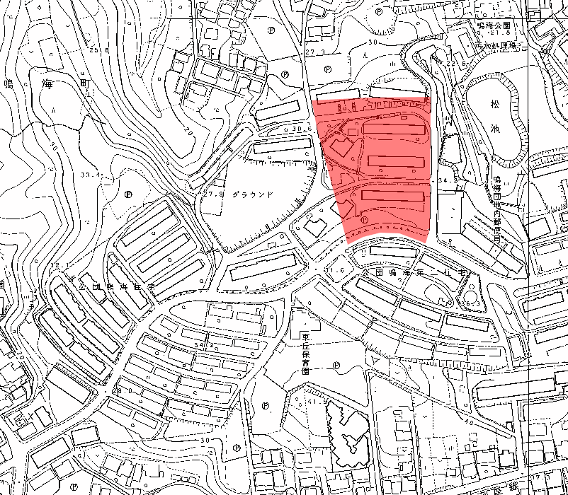 地図:アーバンラフレ鳴海
