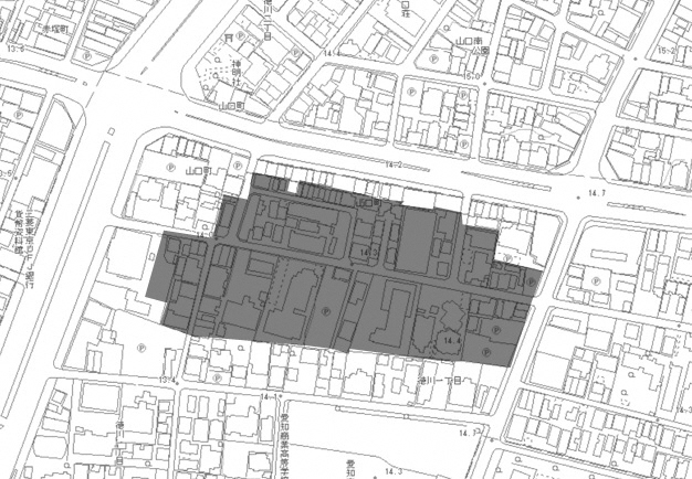 地図:徳川一丁目前ノ町地区