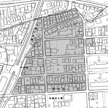 地図:味鋺東地区