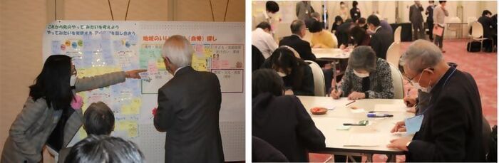 写真:アイデア探しの様子