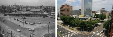 写真:JR千種駅の今と昔