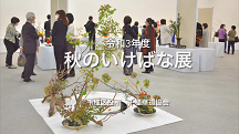 秋のいけばな展動画サムネイル