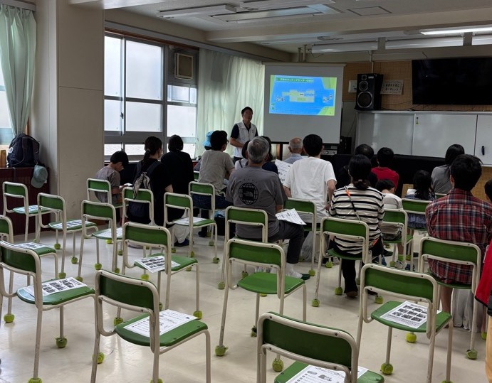 災害ボランティアセンターについての説明時の写真